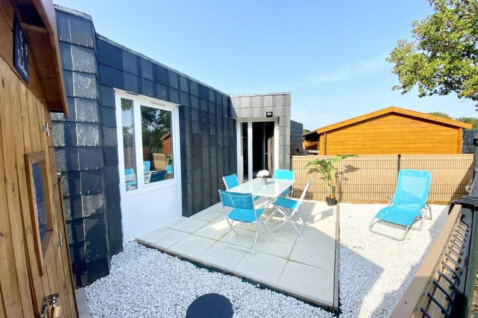 Maisonnette Ultra cosy Bord de mer Terrasse Guidel Extérieur photo