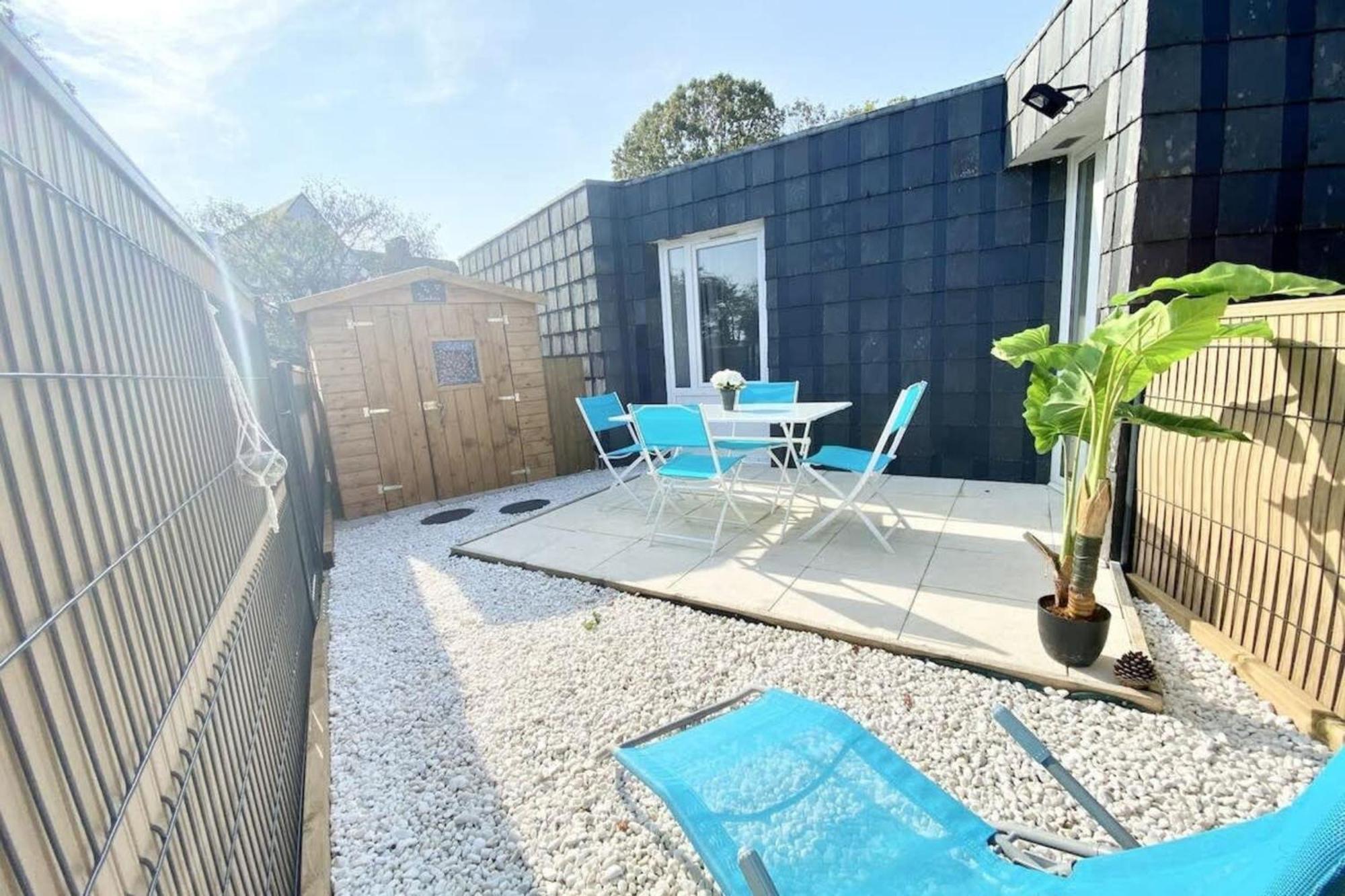 Maisonnette Ultra cosy Bord de mer Terrasse Guidel Extérieur photo